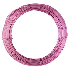 철사 분재 공예 와이어, 1개, 17.인디핑크[1mm x 28m]