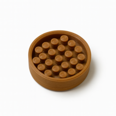 햄달 익사방지 파충류 물그릇, 브라운, 브라운, 1개