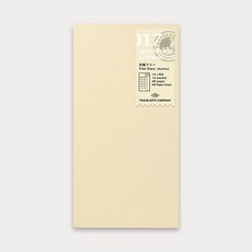 莫莫日貨 Traveler's Notebook TN 旅人筆記本 標準尺寸 自填式月曆內頁 自由規劃不受限, 1個