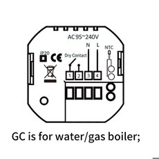 Tuya Smart Life 가스 보일러 및 따뜻한 바닥 난방을위한 Wifi 온도 조절기 홈 온도 컨트롤러 SmartThings Alexa Google Siri, for Boiler, 1) for Boiler - 95240V White