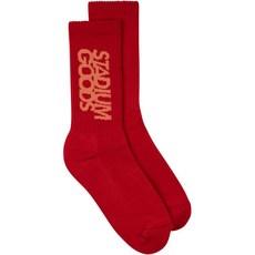 스타디움굿즈 로고 프린트 크루 양말