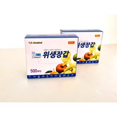 롱크린 일회용 위생장갑 500매 10개입, 10개, 1세트