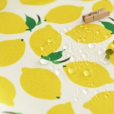[대폭]방수천018-상큼레몬(백아이보리)
