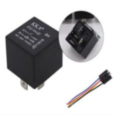 차량용 릴레이 24V 40A 5핀 케이블포함 자동차릴레이, 1개