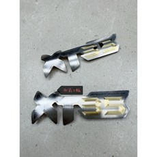 御前二輪機車精品 XT35 倒立式前叉 避震 鈦牌, 1個, 銀色（鈦原色）