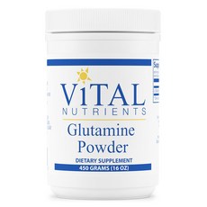 VitalNutrients 谷氨酰胺粉 無麩質 無糖, 450g, 1個
