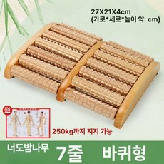 발 지압기 발판 마사지 휴대용 회전 롤러 수동, 기본 색상, 1개