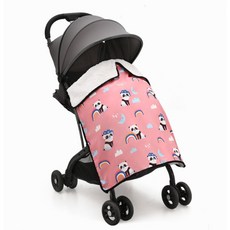 嬰兒背巾披風，推車防風毯，手推車保暖披風, 1個, 新款 彩虹熊貓