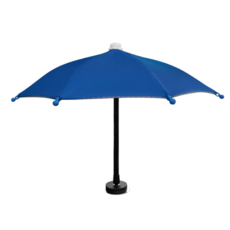 락모터스 라이더 미니 우산 자석 햇빛가리개 스마트폰 휴대폰 방수, 블루