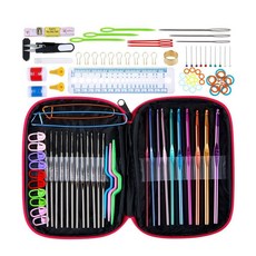 뜨개질 바늘 실 DIY 골무 코바늘 100P 세트 뜨개질바늘 케이스 공구 (Araium), 01 A.뜨개질바늘100P세트