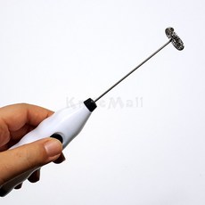 편리한 전동 미니 거품기 (크리머) 미니 우유거품기, 전동거품기 (0631), 화이트