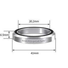 자전거 헤드셋 베어링 28.652mm 산악/MTB 포크용 강철 교체 세트, 자전거 부품 테이퍼드 포크 오픈 크라운 레이스 교체 헤