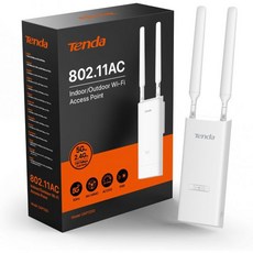 텐다 AC1200 실외 기가비트 Wi-Fi 액세스 포인트OAP1200 - PoE 전원 라우터AP모드 뒷마당 및 차고에 이상적임, Tenda AC1200 실외 기가비트 와이파이 액세스