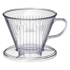 Kalita 塑膠咖啡濾杯 103FT 4~7人用, 單品, 1個, 0ml