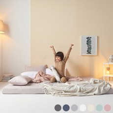 마약 기절 9존 접이식 토퍼 매트리스 먼지NO 진드기NO 알러지NO, 차콜, 11cm