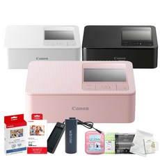 캐논 셀피 포토프린터 CP1500 + 추가 악세사리 9종(용지 RP-108 + KC-36IP + 카세트 PCC-CP400벌크+배터리+충전기+봄맞이 파우치+포토앨범+포켓융), CP1500 핑크