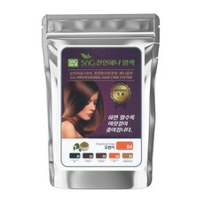 SnG 천연헤나가루염색 100% 순수 물염색 새치커버 흰머리 저자극 염색약, 라이트브라운, 1개