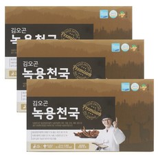 주원생활건강 김오곤 녹용천국 홍삼 녹용 홍삼보력, 3개, 2.1L