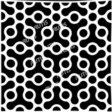 型染版 蝶古巴特DIY簍空模板 ST-DOT-0074 塗鴉模版 繪畫模版, 1個, DOT-0074