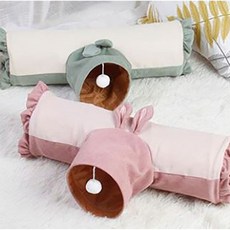 쁘띠 터널 햄스터터널 소동물 햄스터장난감 T자형 tha*969Hi, 핑크_단일상품