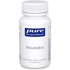 Pure Encapsulations 白藜蘆醇膠囊 無麩質, 1個, 60 件