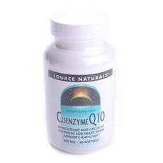 SOURCE NATURALS 輔酶 Q10 400 毫克軟膠囊, 60顆, 1罐