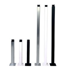 가구가구또가구 30각 사각일자다리 300mm 700mm 높이조절 가구 발통 식탁다리 발통 철제 서랍장, 1개, 700mm 크롬