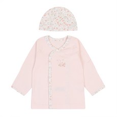 [아가방 중계점]25년가을상품*BEST*편하고 부드럽고 고급스런 *로네배내저고리+모자(PINK)01S517051