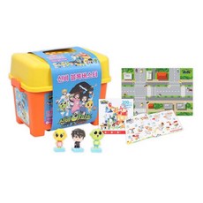 렌쥴리 신비아파트 블록버스터 블록세트 200p, 혼합 색상, 1개