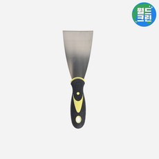 월드크린 투톤 스텐 스크래퍼 3호 50mm 껌칼 다용도 청소도구 페인트 벽지 제거 퍼티 미끄럼 방지, 투톤스텐스크래퍼3호, 1개