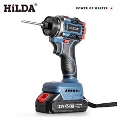 HILDA希爾達 21V 無刷短軸衝擊起子機 雙電, 1個