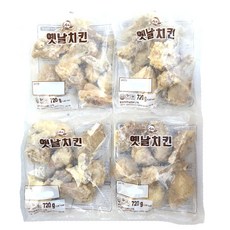 새마원 상도 옛날치킨 국내산 닭고기 8조각 닭한마리, 4개, 720g