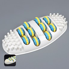 태공몰 발 지압마사지 롤링 발판 발바닥지압기, 혼합색상(색상), 1개