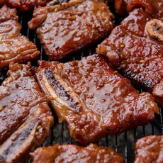 [육육마켓] 한돈 간장 LA돼지갈비 300g, 1개