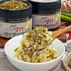 청양 국산 청양고추 땡초장 다짐장 맵다지미 1+1, 청양맵다지미, 2개, 260ml