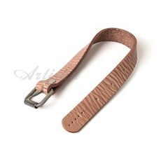 빈티지 미니 가죽핸들 가죽끈 가방끈 토트백, 1개, 카멜브라운