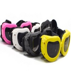 고글 소형 중형 강아지 고글 애견 선글라스 냥글라스 멍글라스 고글 강아지안경 강아지선글라스, 1개, ☆▥4-소중형고글-흰색★☆