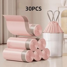 주방 쓰레기 봉투 디스펜서 보관 상자 용기 비닐, 1개, 1. Pink