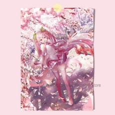 하츠네 미쿠 애니메이션 포스터 잡지 침실 스튜디오 장식 그림 사진 벽지 선물, 23. C1-120-17