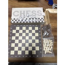 木制圓角國際象棋雙陸棋西洋跳棋三合一桌遊 折疊競技益智玩具 派對必備, 29*29國際象棋, 1個