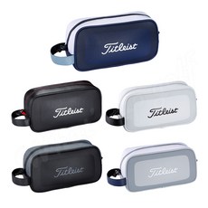 타이틀리스트 골프 손 가방 스포츠 파우치 백 라운딩 수납 선물 TA23ASPJ, TA23ASPJ 파우치 블랙 레드, 1개