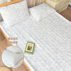 夏季涼感涼席 母嬰級A類吸汗透氣兒童床單 學生宿舍大尺寸涼墊, 青枝綠葉, 1個