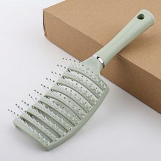 이유짱 머리 뿌리 볼륨 드라이 헤어 빗 브러쉬 그린 브러시