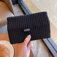 簡約圍巾 素色圍巾女冬季新款保暖針織圍脖 韓版百搭