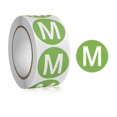 디블루 의류 사이즈 라벨스티커 M, 500개, 1개입
