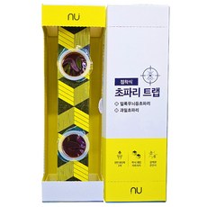 1+1 앤유 천연유인제 사용 초파리 트랩 날파리 해충 끈끈이 국내제조, 1개, 2개입