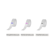 모에모에 블루투스 라벨 프린터 이름 라벨기 네임 프린터기 연속 라벨지 라벨 리필 스티커 테이프 HPRT Quite Una11 전용, 1개, 투명 연속 3종