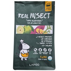 라포그 강아지 리얼인섹트 기능성 사료, 다이어트(체중감소), 1.2kg, 1개