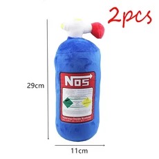 쿠쿠스토어 자동차 NOS질소통형 부드러운 목쿠션 카 액세서리, 01 blue 2pcs