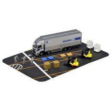 TOMYTEC 1/150 貨車物流現場 Wing Van Set B 佐川急便 模型車，精緻收藏，重現經典物流場景, 1個
